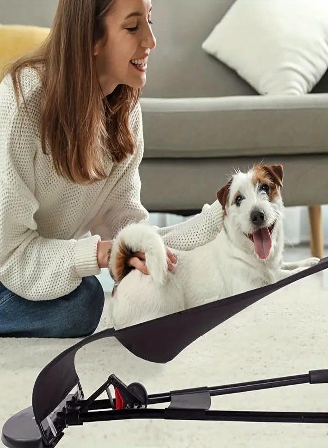 KRLZ Hanging Cat Hammock Dog Rocking Chair Off The Ground Bed Pet Portable Folding Rocking Chair Small and Medium Dog Comfort Chair Pet Supplies - Image 2